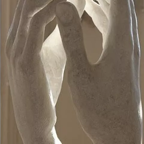 Rodin - mains enlacées